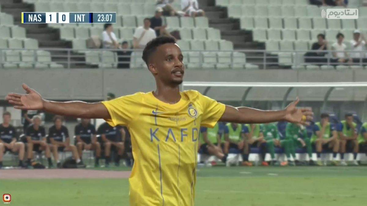 گل اول النصر به اینتر (عبدالرحمان غریب)