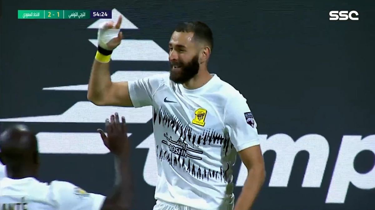 اولین گل کریم بنزما برای الاتحاد؛ سوپرگل کریم بنزما مقابل اسپرانس با گزارش عربی