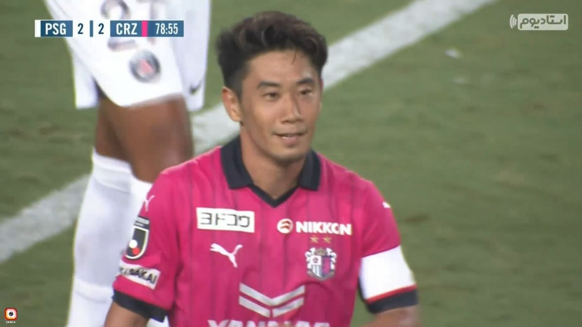 گل سوم سرزو اوساکا به پاری سن ژرمن (سوپرگل شینجی کاگاوا)