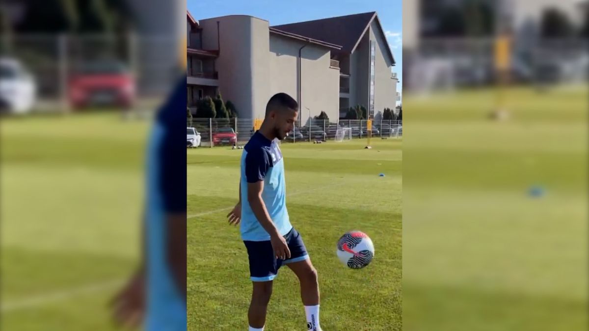 روپایی زدن مهدی قایدی در تمرینات اتحاد کلبا