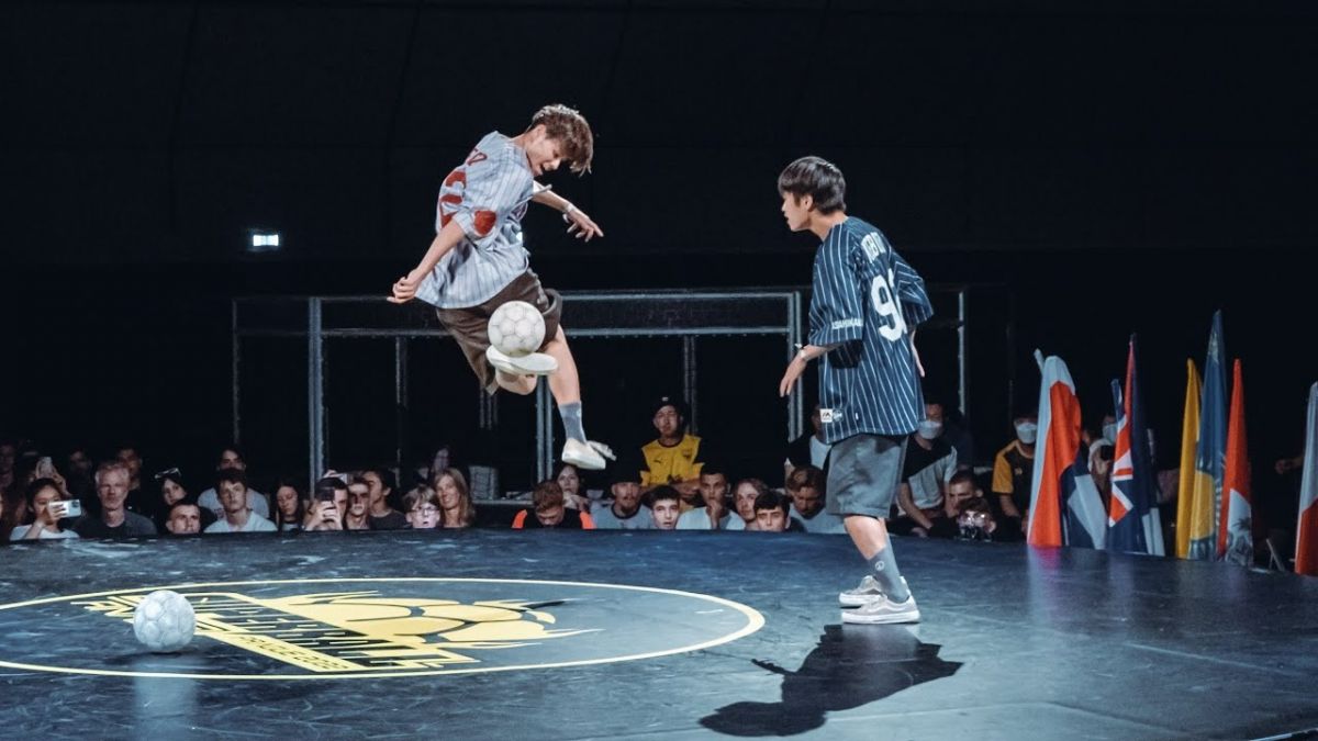 حرکات تکنیکی زیبا و دو نفره در مسابقات فری استایل