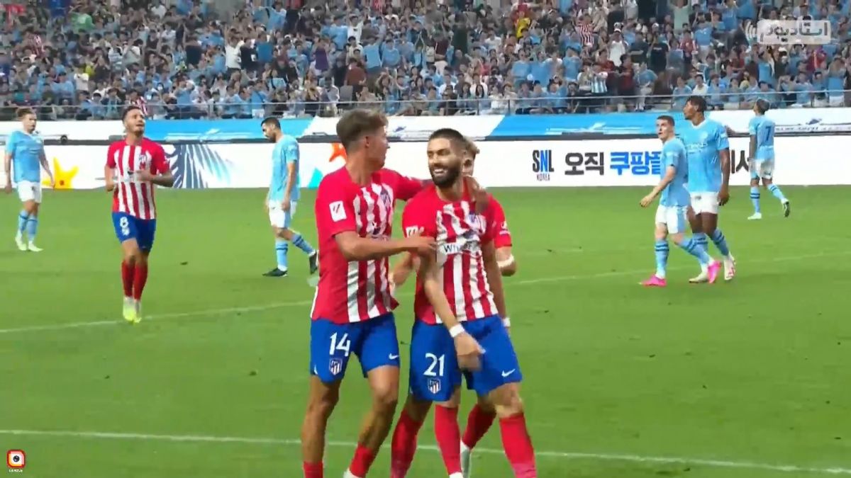 گل دوم اتلتیکو مادرید به منچسترسیتی (یانیک کاراسکو)