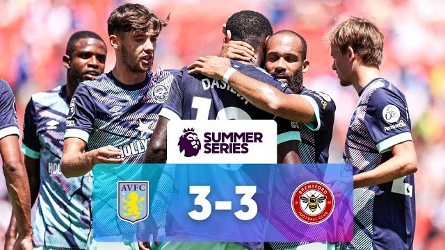 خلاصه بازی استون ویلا 3-3 برنتفورد