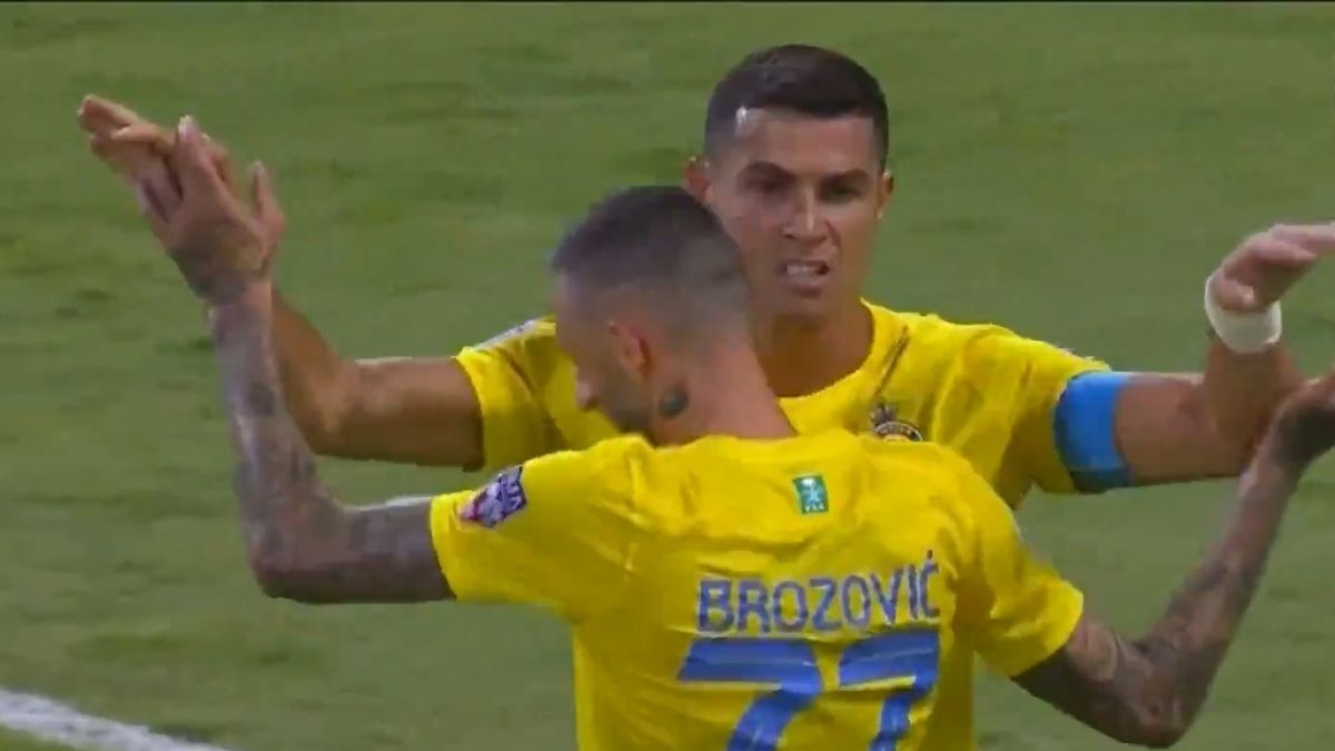 گل سوم النصر به المنستیری تونس (عبدالله الامری با تاثیرگذاری رونالدو)