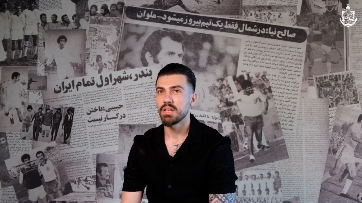 صحبت های محمدحسین اکبر منادی دروازه بان جدید ملوان