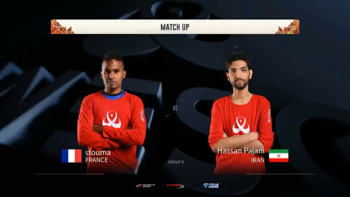 دیدار نماینده ایران مقابل فرانسه در بازی های PES 2019 (بازی رفت)