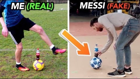 فوتبالیست ها این ترفندها را جعل کردند، اما من آن ها را واقعی انجام دادم!