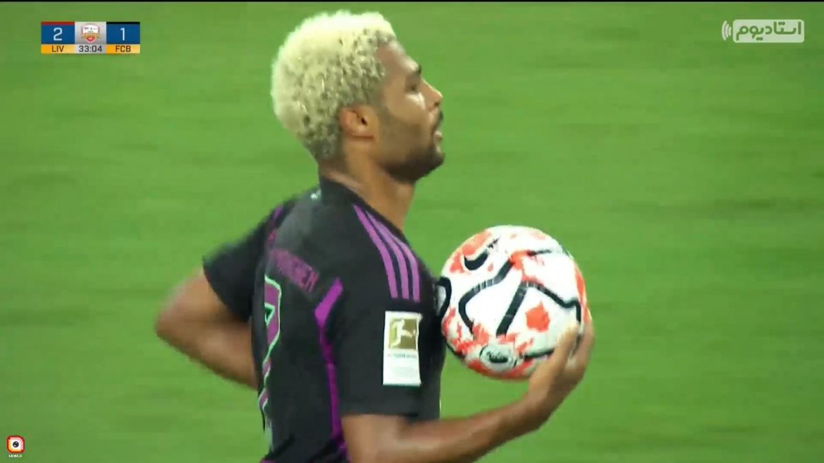 گل اول بایرن مونیخ به لیورپول (گنبری)