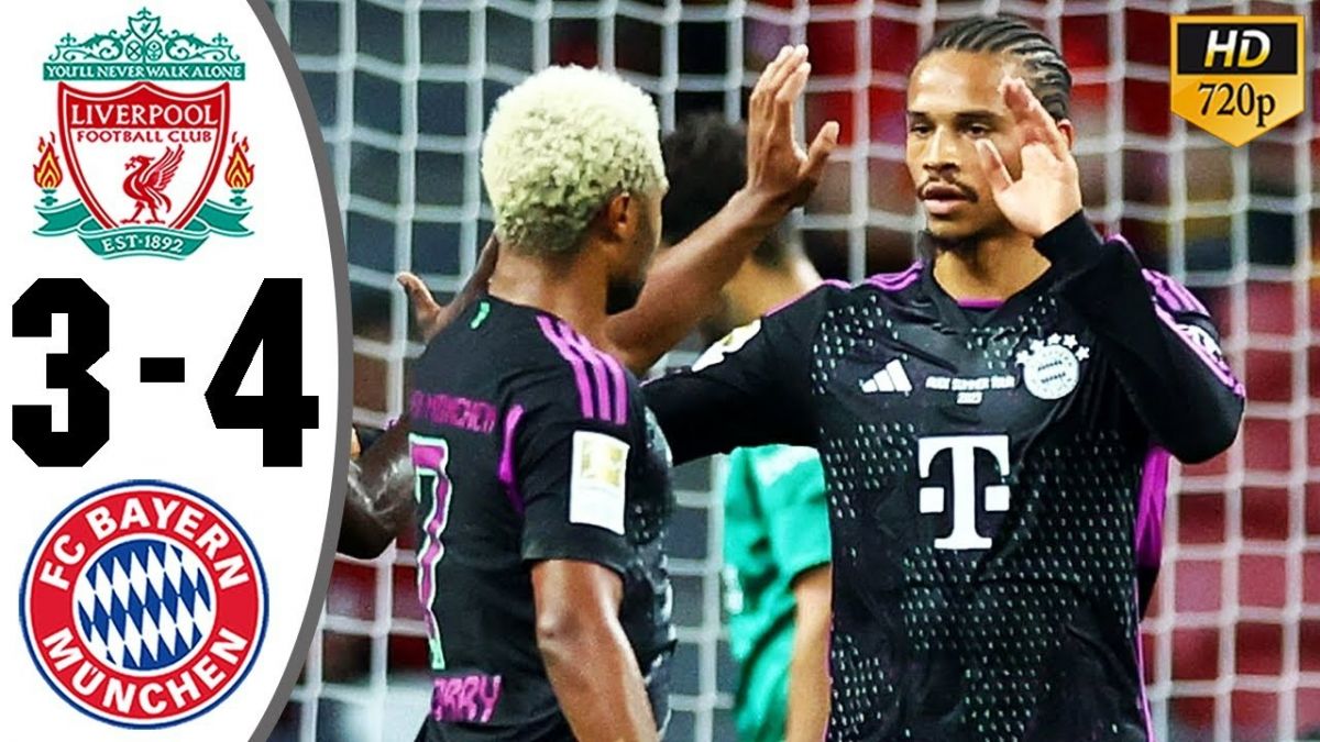 بازی کامل لیورپول 3-4 بایرن مونیخ