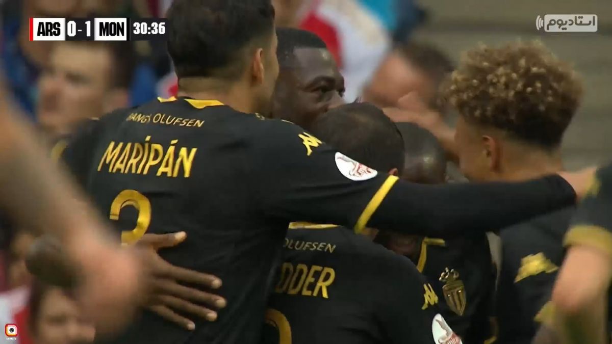 گل اول موناکو به آرسنال (فوفانا)