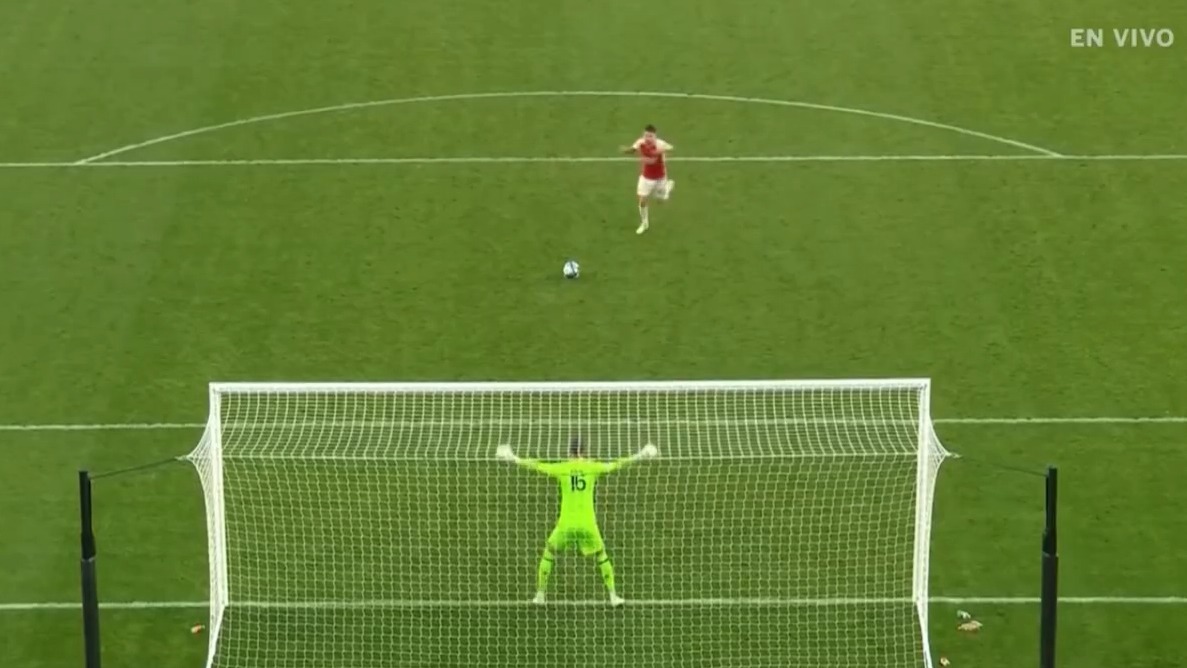 ضربات پنالتی بازی آرسنال 5-4 موناکو