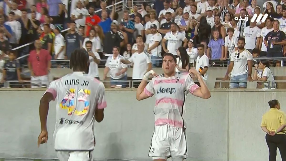 گل سوم یوونتوس به رئال مادرید (ولاهوویچ)