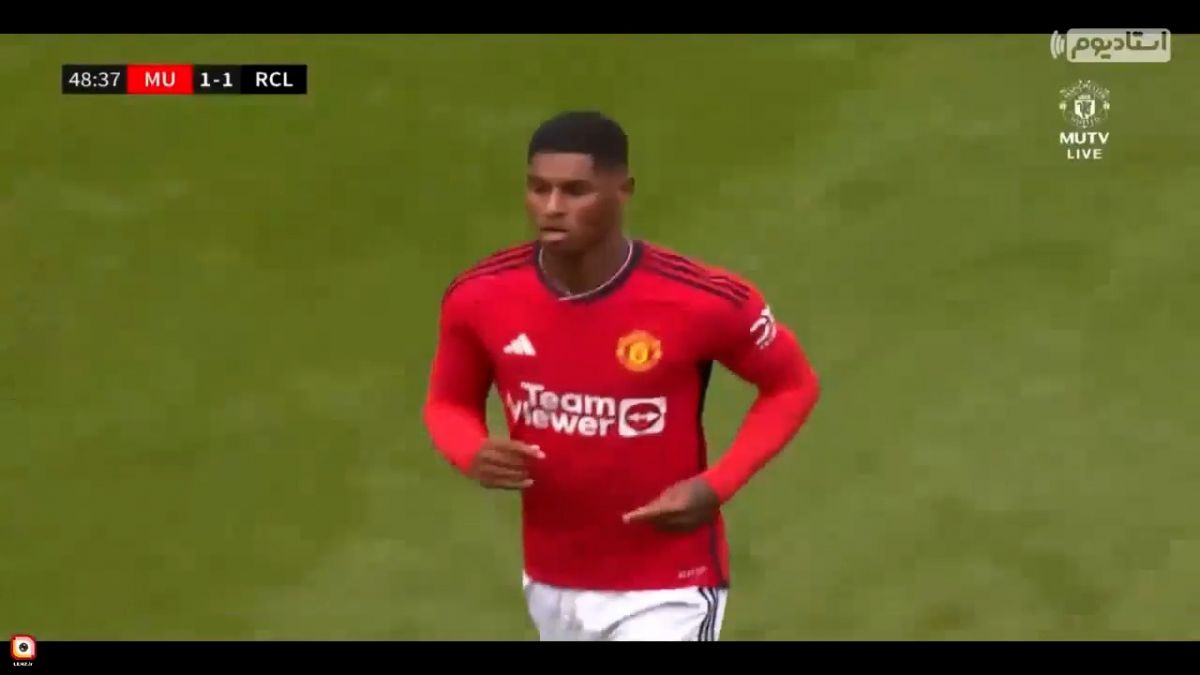 گل اول منچستریونایتد به لانس (رشفورد)