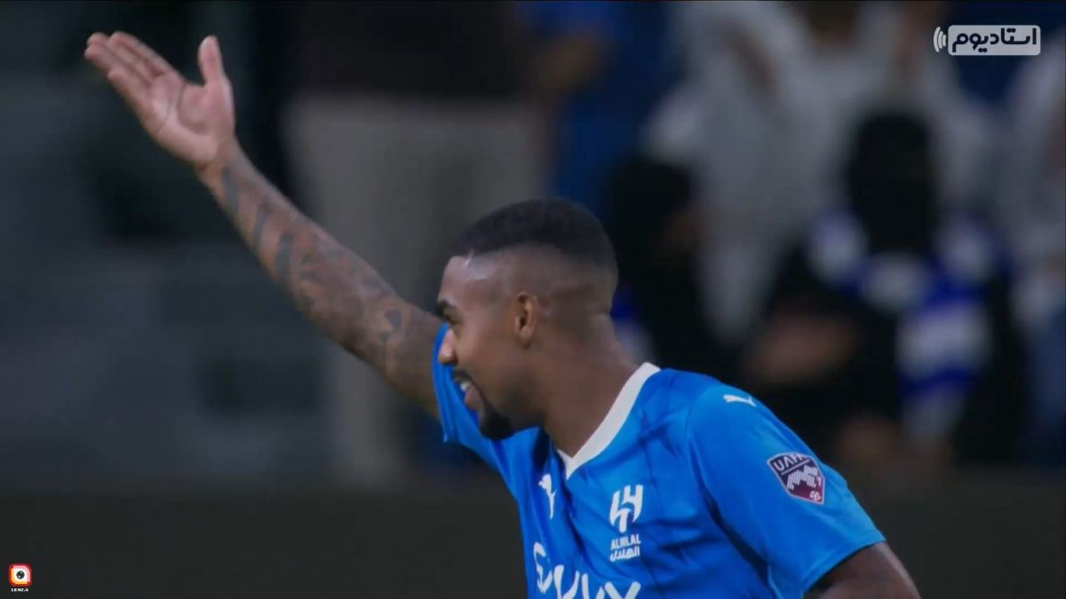 گل سوم الهلال به الاتحاد (مالکوم)