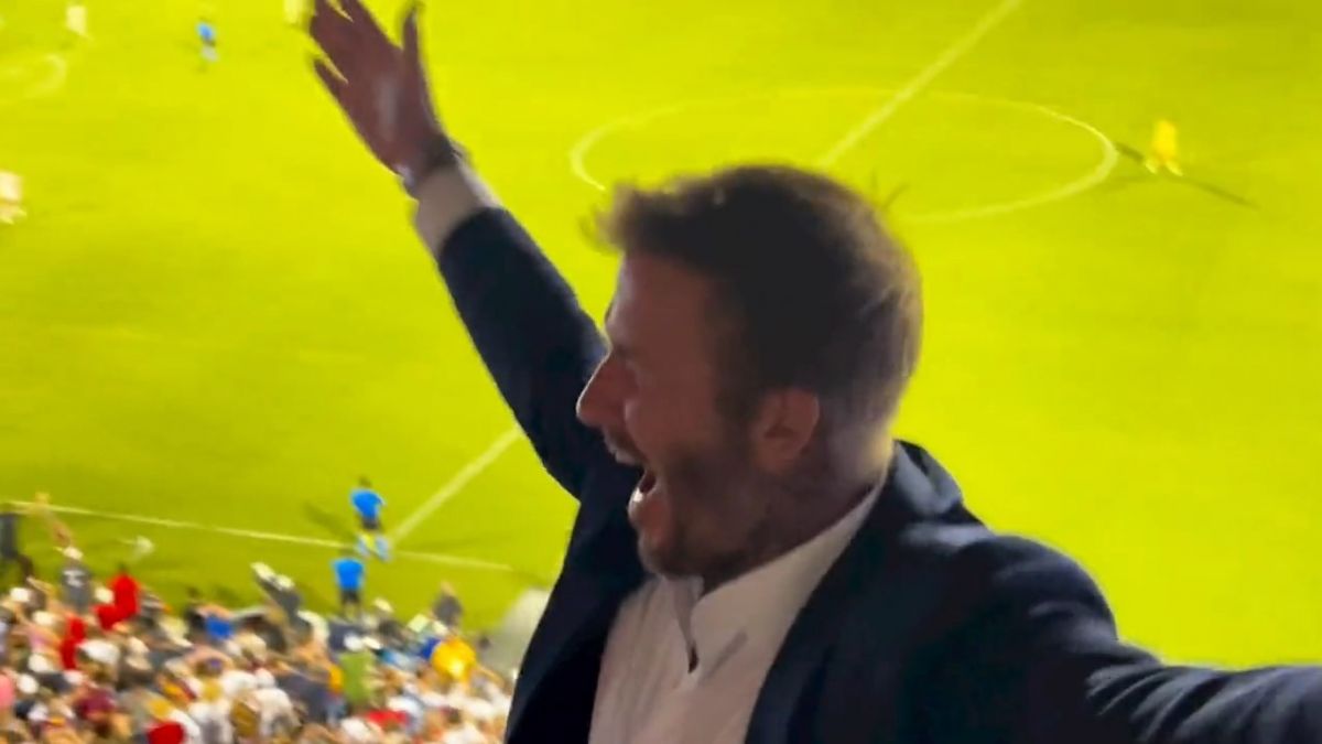 واکنش دیوید بکام به سوپرگل نجات بخش مسی مقابل دالاس در دقیقه 85