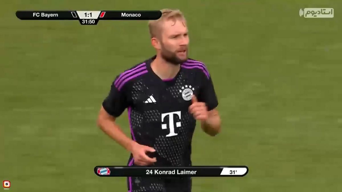 گل اول بایرن مونیخ به موناکو (لایمر)