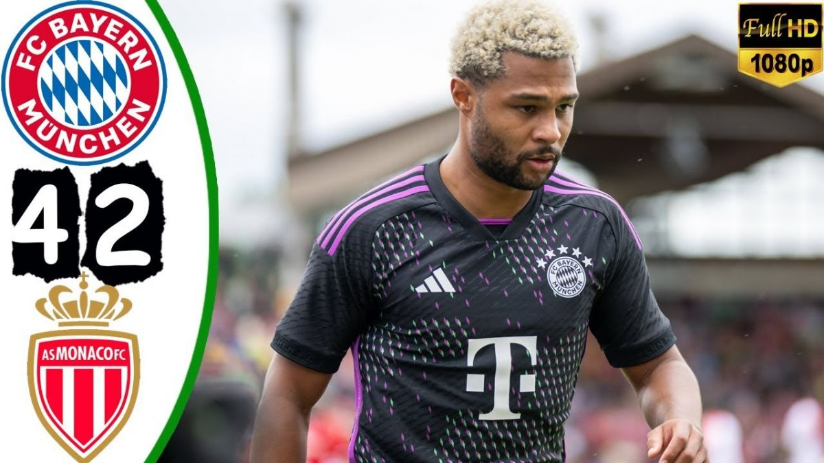 بازی کامل بایرن مونیخ 4-2 موناکو