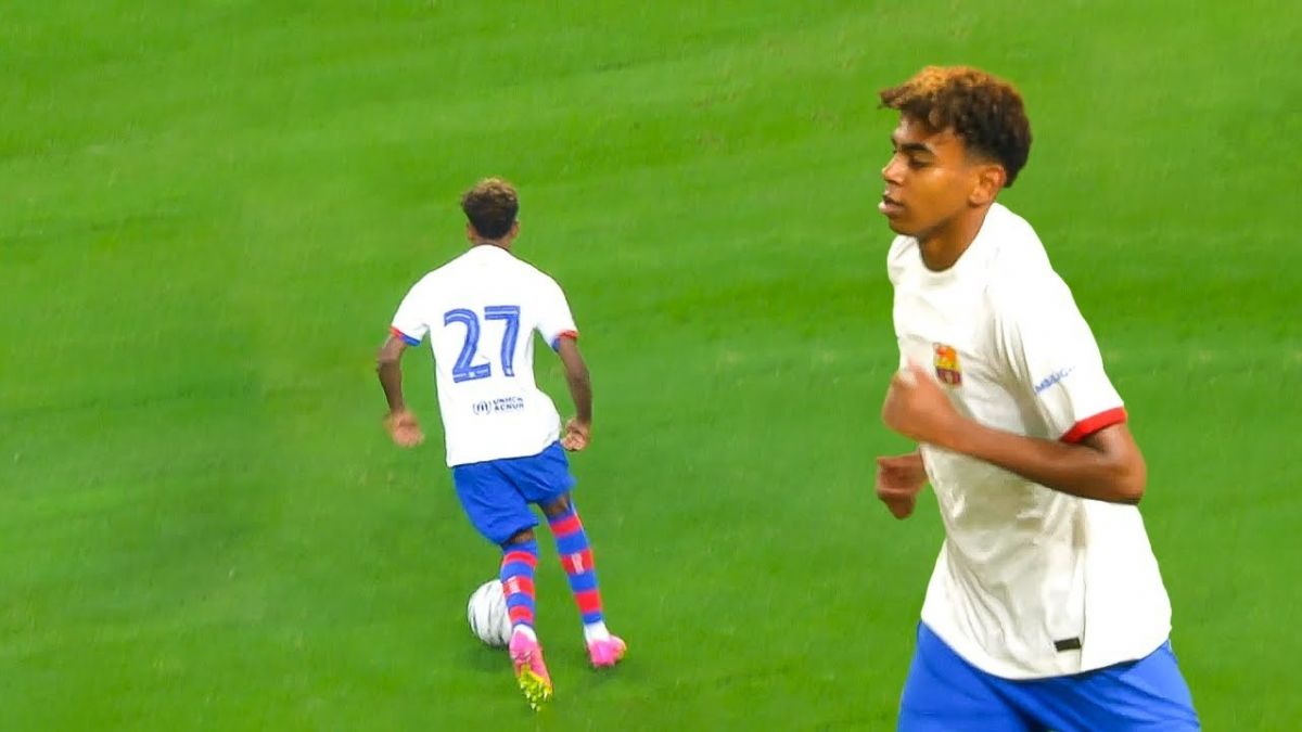 عملکرد یامال ستاره 16 ساله بارسلونا مقابل میلان