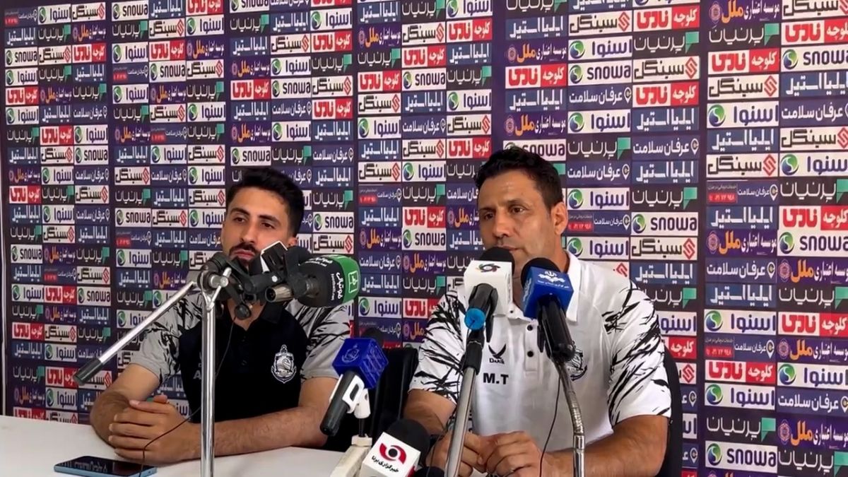 اختصاصی/ نشست خبری مهدی تارتار سرمربی ملوان قبل از دیدار با ذوب آهن