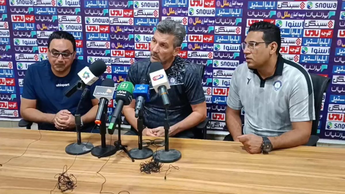 اختصاصی/ نشست خبری سرمربی گل گهر سیرجان قبل از دیدار با فولاد