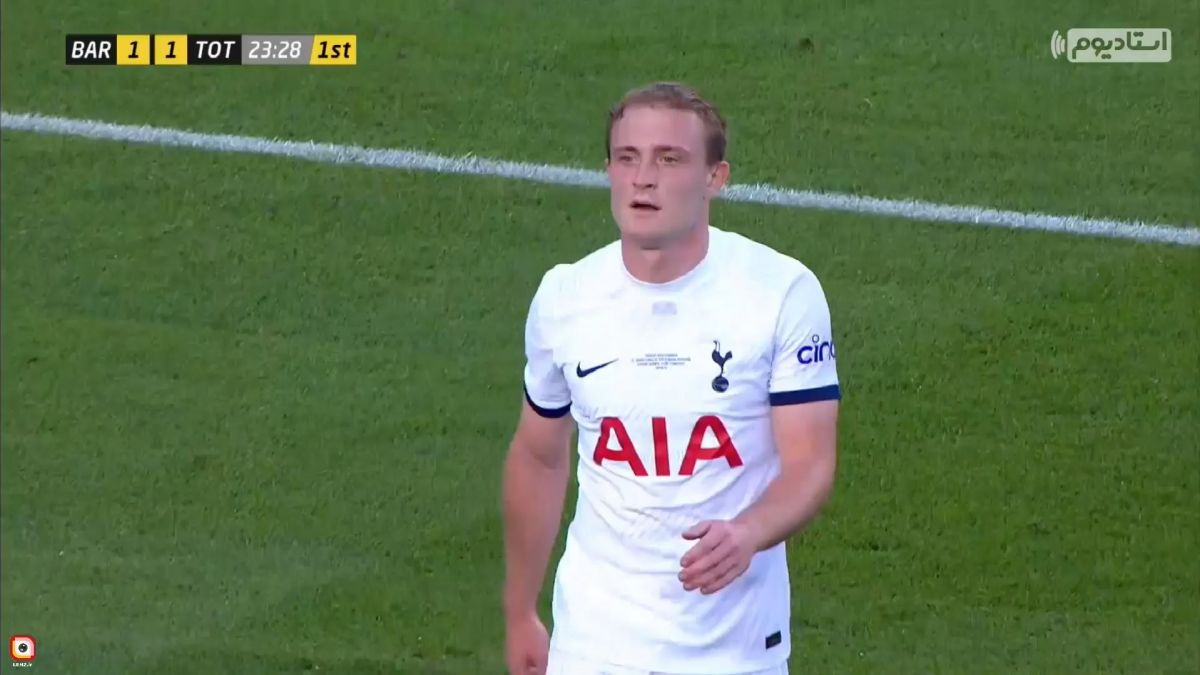 گل اول تاتنهام به بارسلونا (اسکیپ)