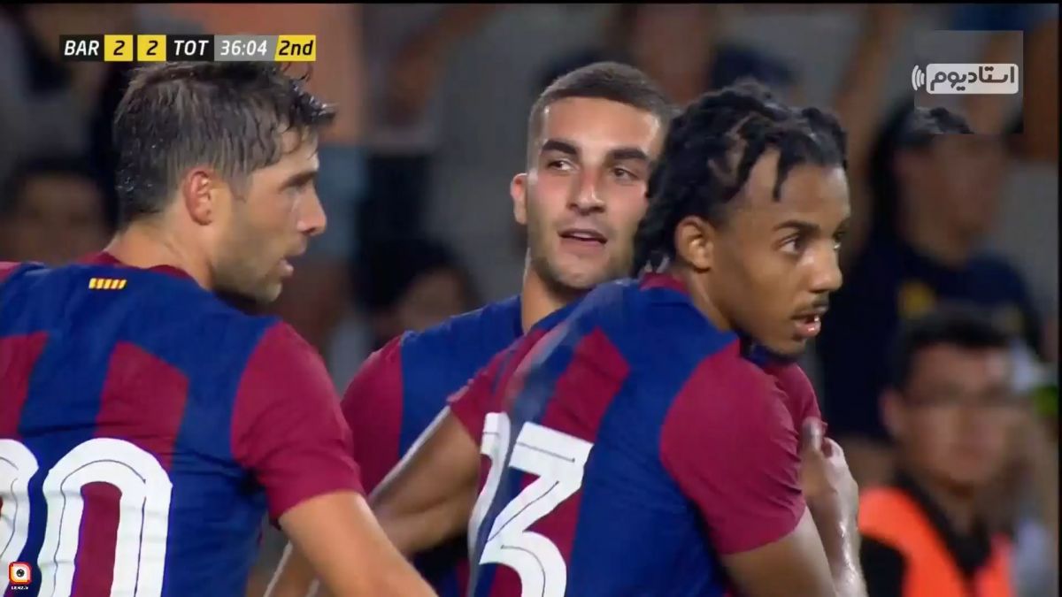 گل دوم بارسلونا به تاتنهام (فران تورس)