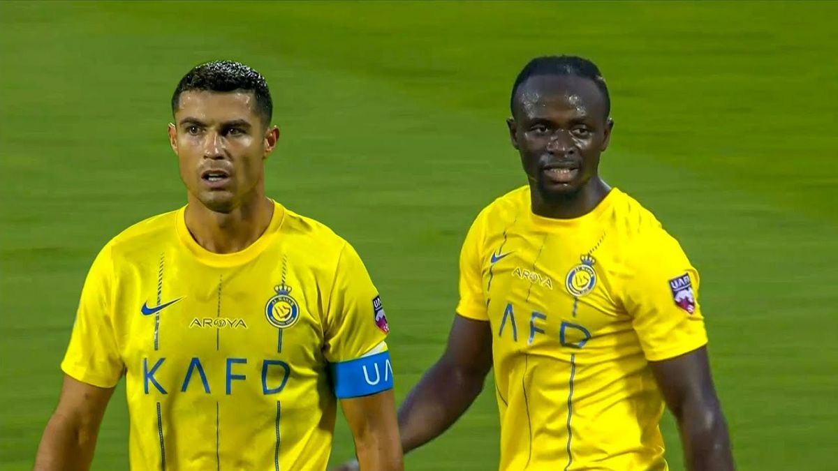 عملکرد رونالدو و سادیو مانه در بازی النصر 1-0 الشرطه