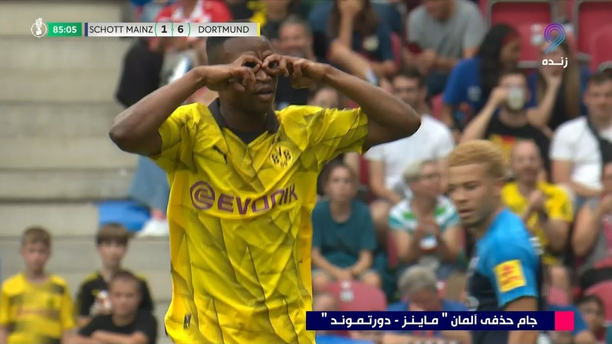 گل ششم دورتموند به شات ماینز (موکوکو)