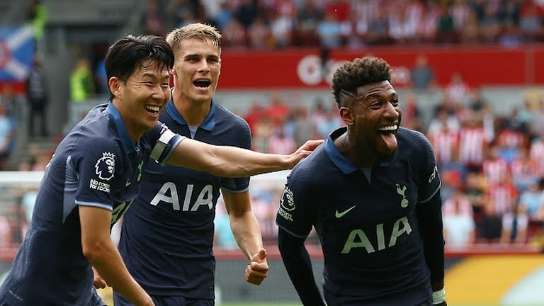 گل دوم تاتنهام به برنتفورد (امرسون رویال)