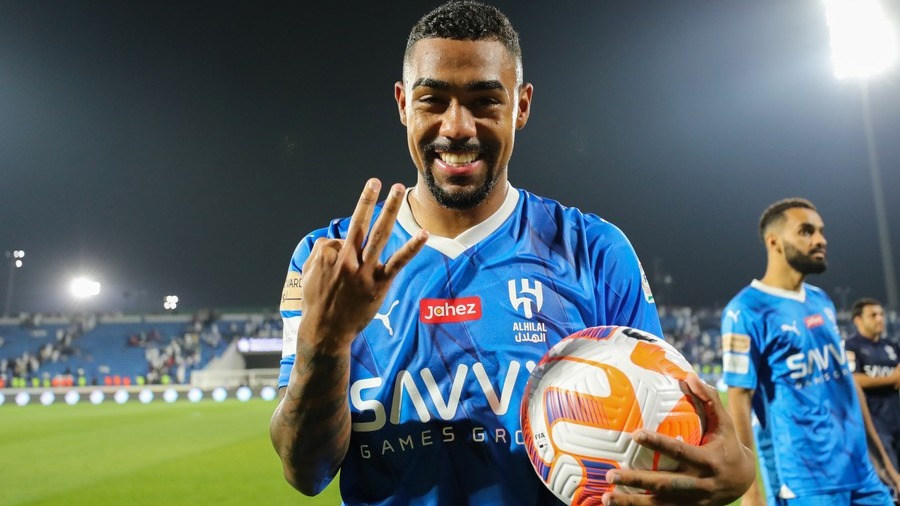 خلاصه بازی الهلال 3-1 ابها (هت تریک مالکوم)