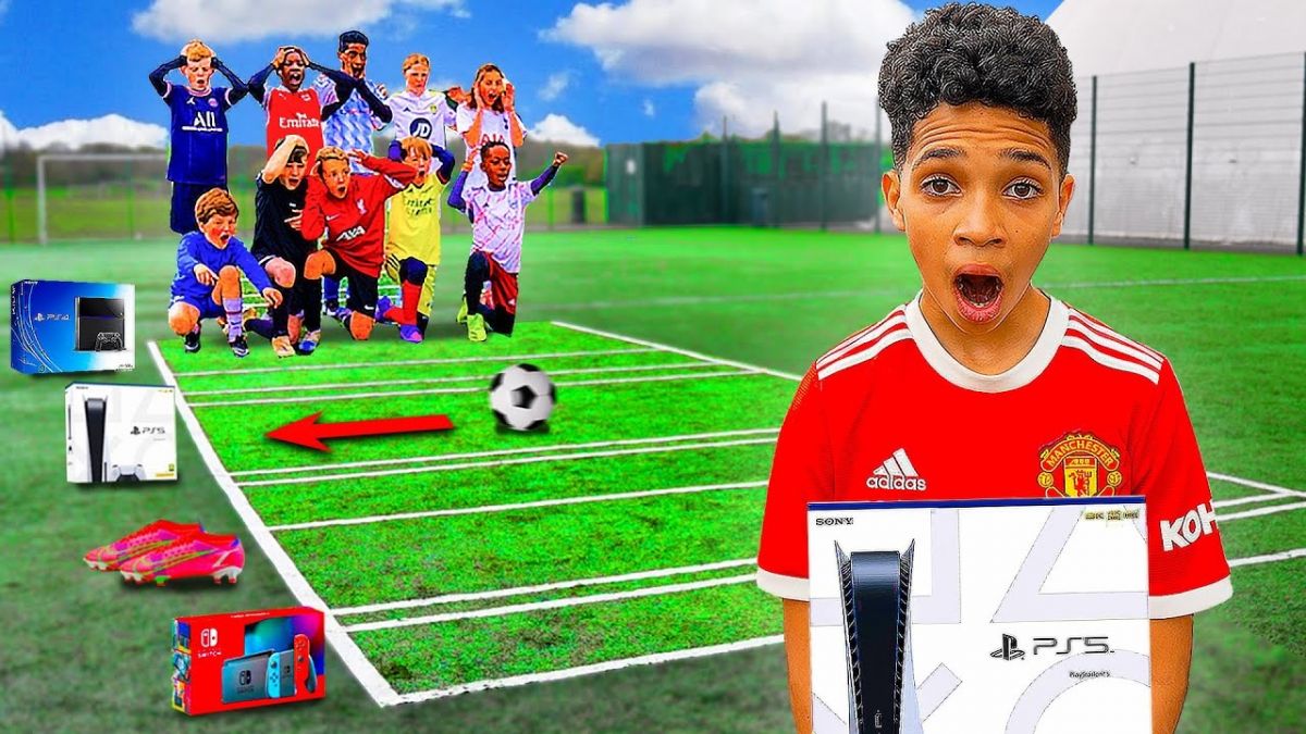 چالش جذاب هدیههای فوتبالی با کودکان فوتبالیست