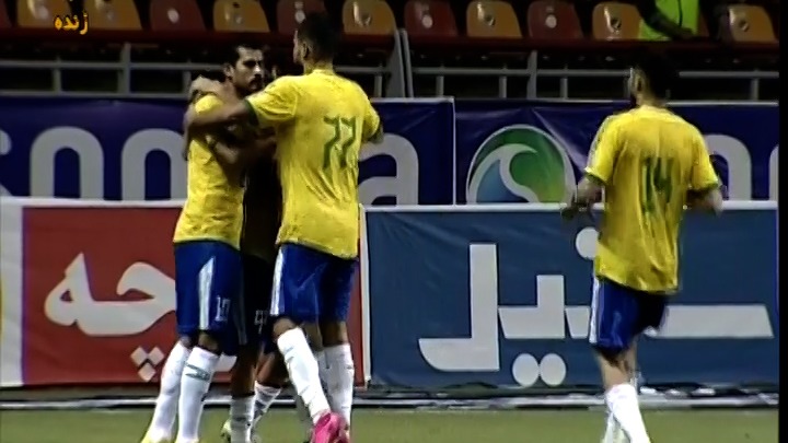 گل دوم صنعت نفت آبادان به فولاد (حسین شنانی )