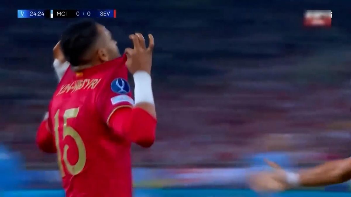 گل اول سویا به منچسترسیتی (یوسف النصیری)