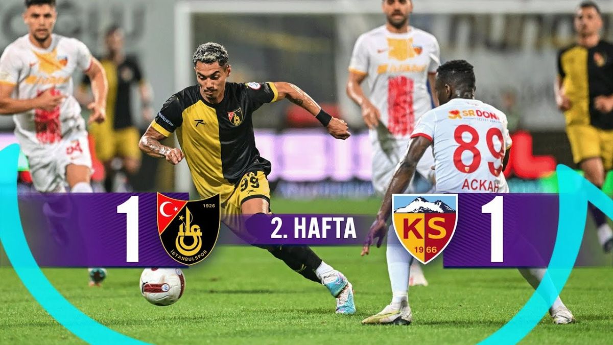 خلاصه بازی استانبول اسپور 1-1 کایسری اسپور