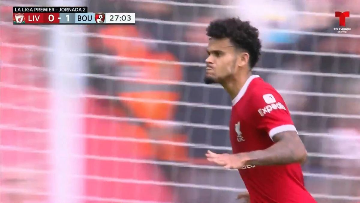 گل اول لیورپول به بورنموث (گل زیبای لوییز دیاز)