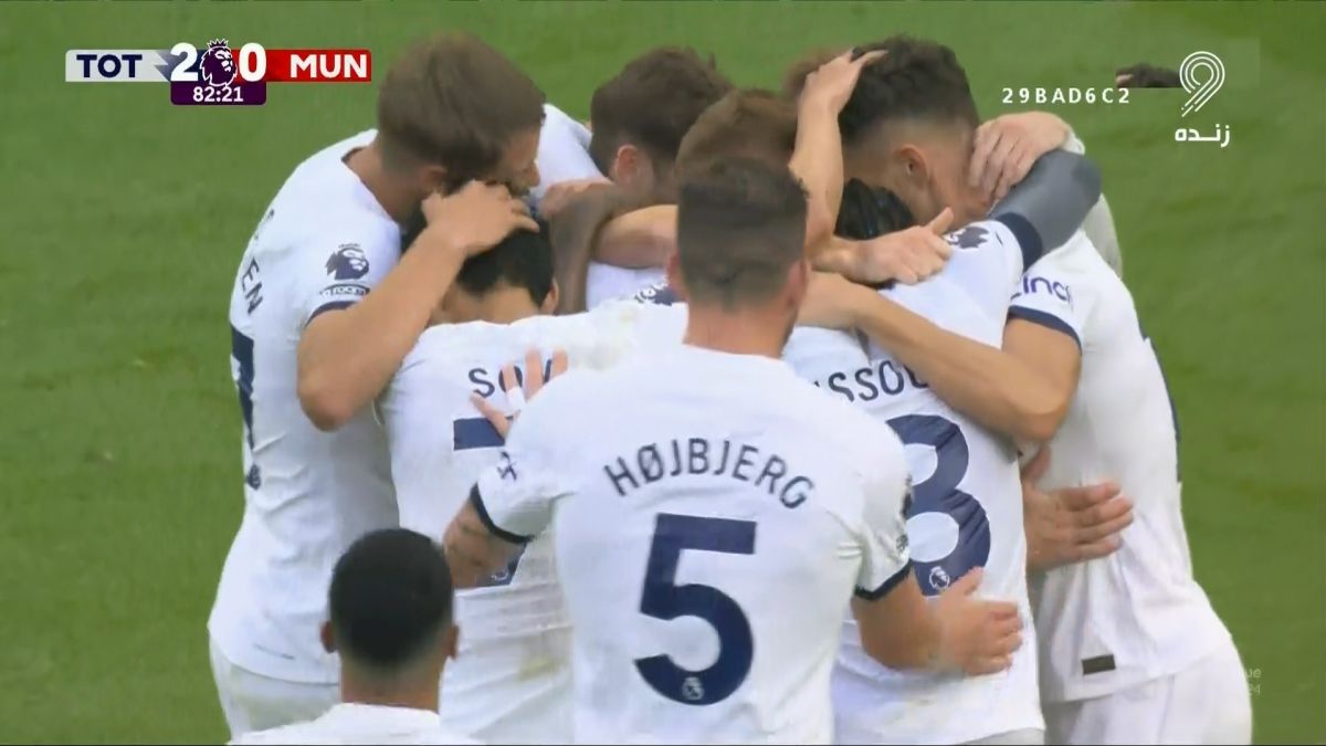 گل دوم تاتنهام به منچستریونایتد (گل به خودی مارتینز)