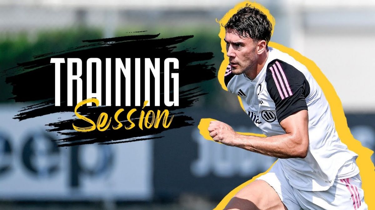 تمرینات آماده سازی بازیکنان یوونتوس برای مسابقات سری آ