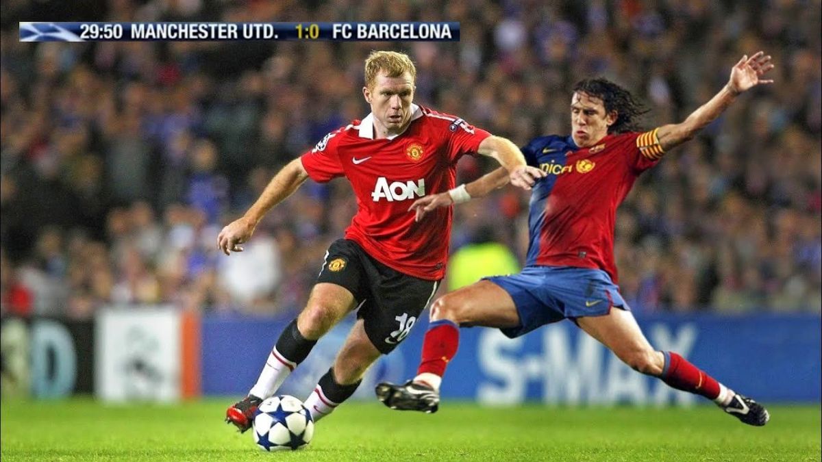 مهارت های پل اسکولز هافبک خلاق و اسبق منچستریونایتد