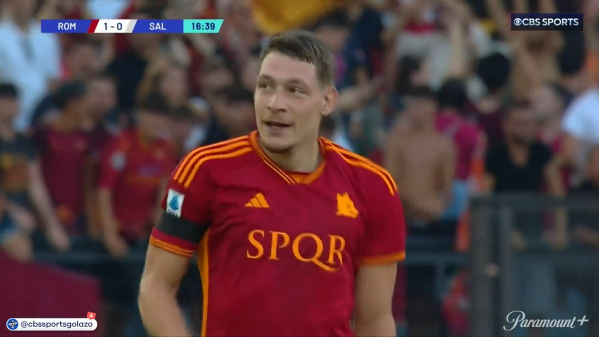 گل اول رم به سالرنیتانا (آندره آ بلوتی)