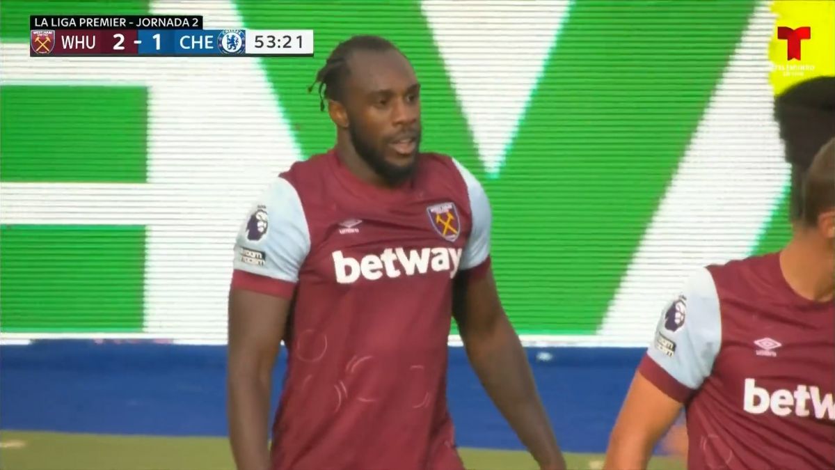 گل دوم وستهام به چلسی (آنتونیو)