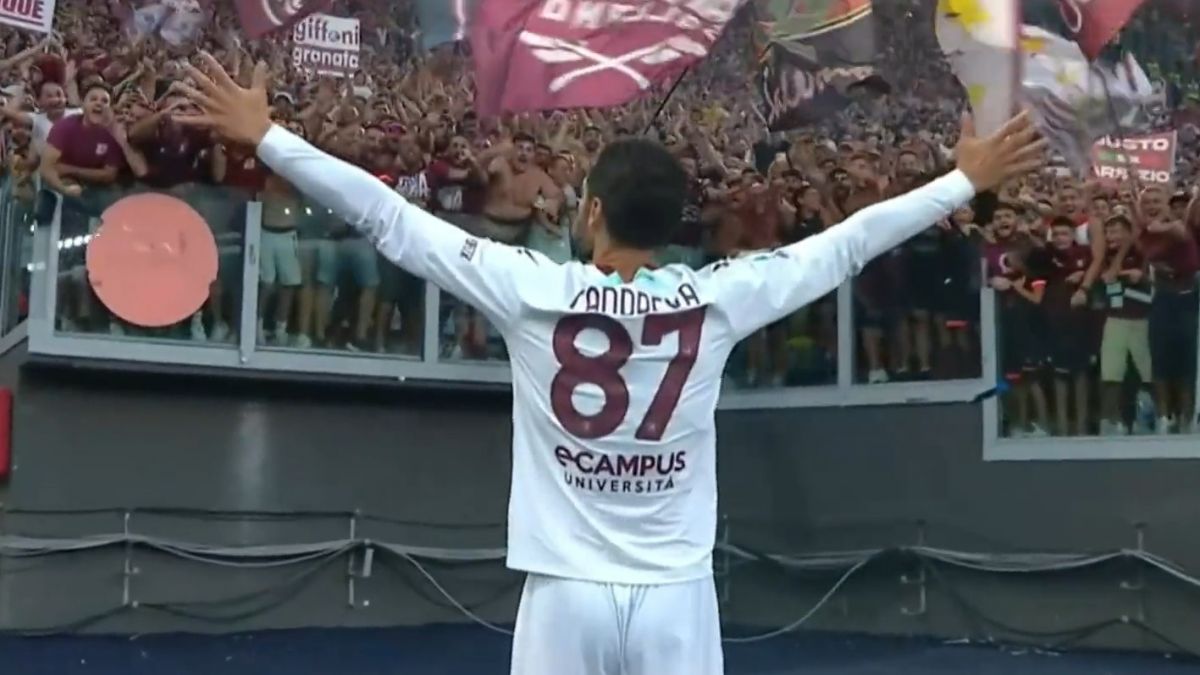 گل دوم سالرنیتانا به رم (سوپرگل کاندروا)