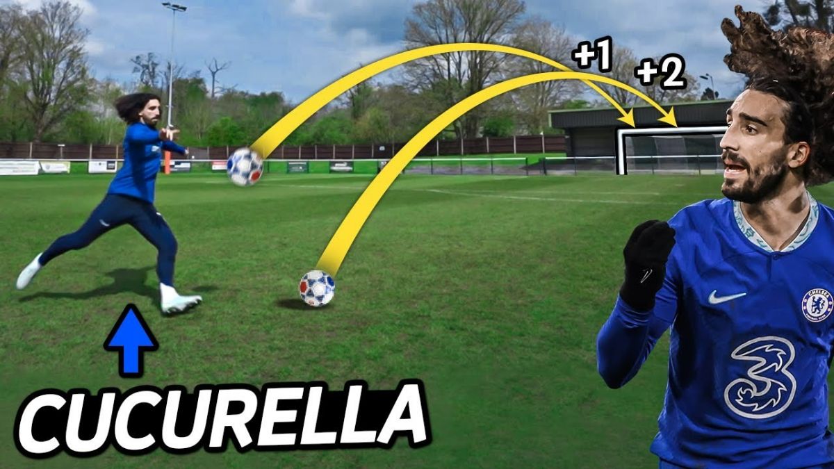 چالش جذاب شوت زدن به تیرک با مارک کوکوریا