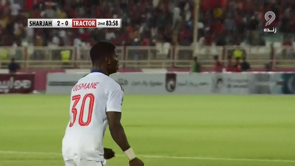 گل دوم الشارجه به تراکتور (کامارا)