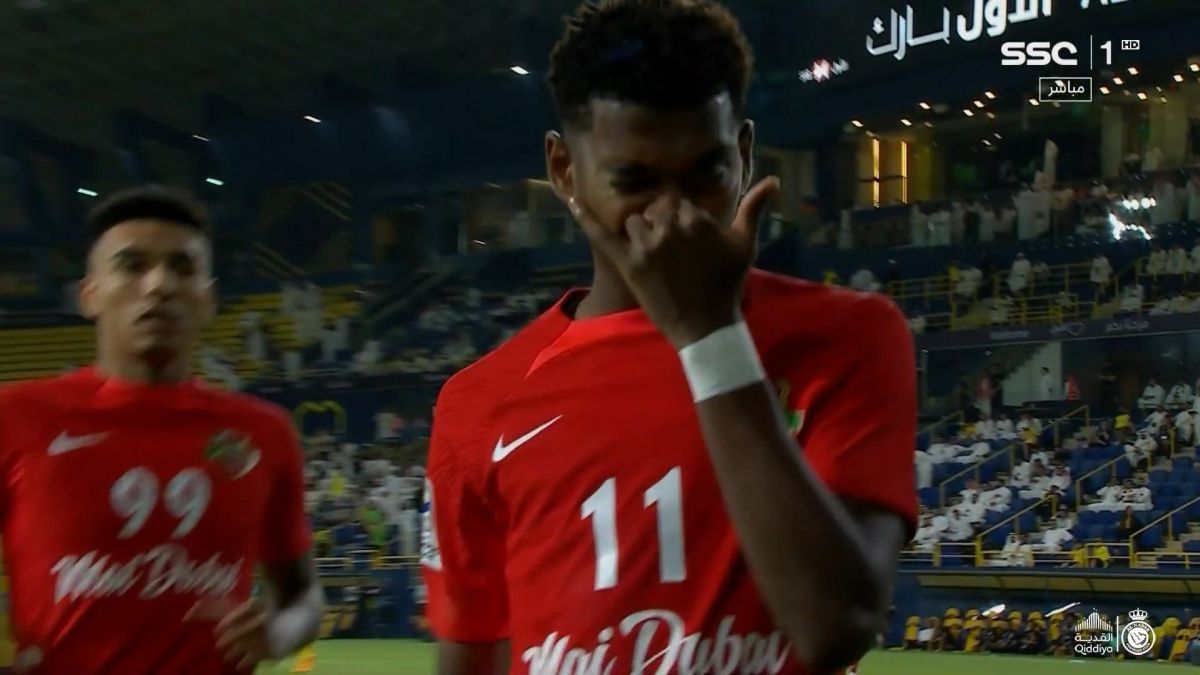 گل دوم الاهلی امارات به النصر (دبل القسانی)