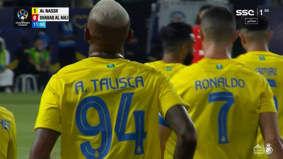 گل اول النصر به الاهلی امارات (تالیسکا)