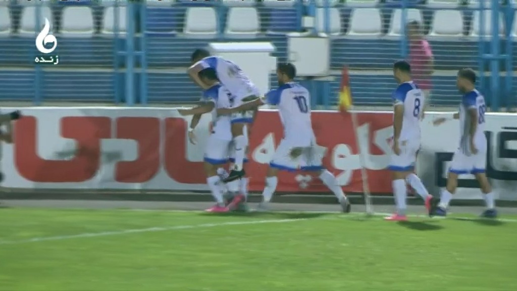 گل دوم ملوان به فولاد (دبل زائر کاظمینی)