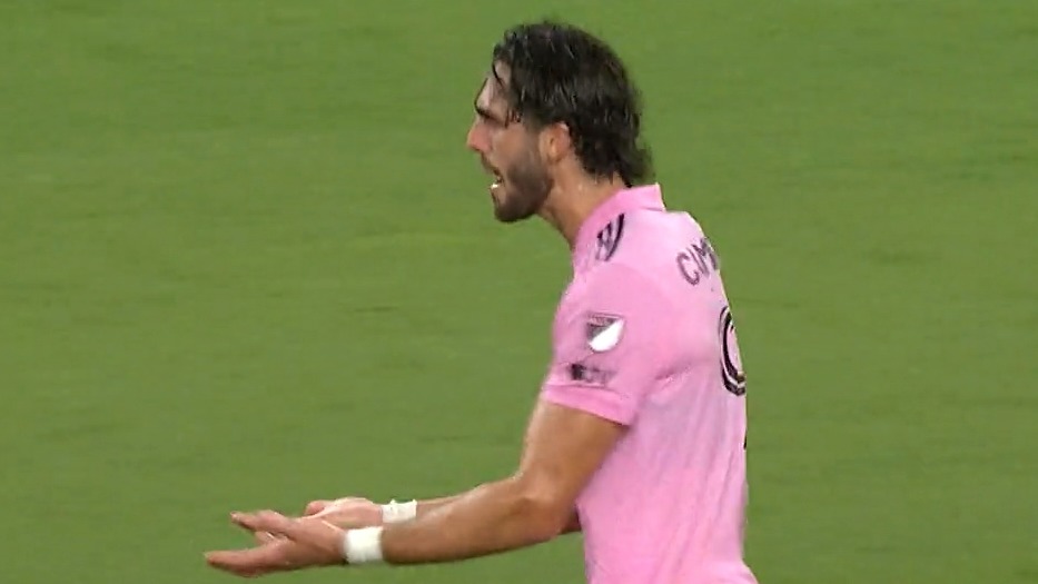 گل اول اینتر میامی به سینسیناتی (کامپانا با پاس مسی)