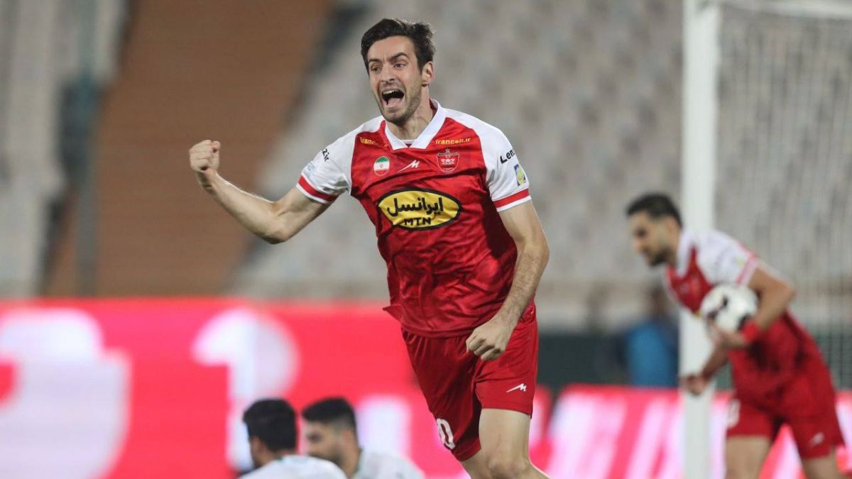 گل های بازی پرسپولیس 1-1 ذوب آهن از زاویه دوربین فوتبالی