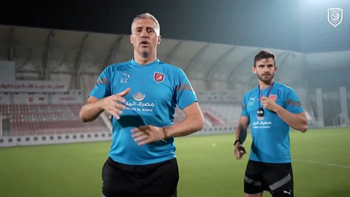 تمرینات الدحیل همگروه پرسپولیس در لیگ قهرمانان آسیا