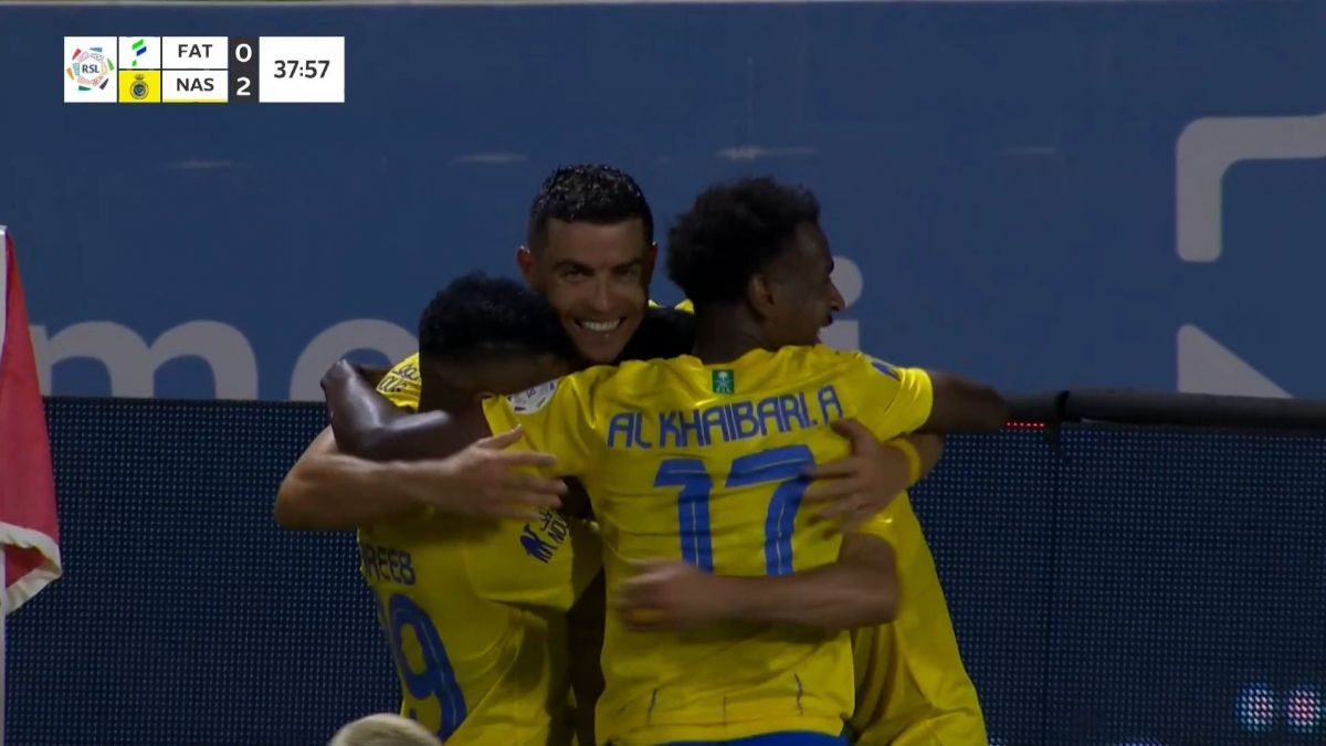 گل دوم النصر به الفتح (کریستیانو رونالدو)